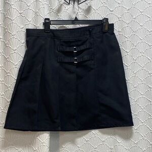 French Toast size 18 big girl  Black skort with Bow Accents school uniform comfy